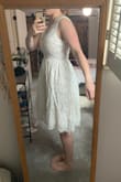 Cute lace but the skirt is boxy and slightly awkward - Jessica B.