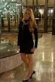 The fit of this dress is perfect, but since I wanted to wear it to a winter wedding I had it altered into a mini length dress. I have plans to wear it again with leggings/boots/scarf. In my opinion, it's a good buy! - Alicia M.