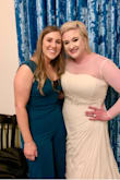 I purchased this jumpsuit to wear to a wedding and it fit perfectly! The way the material hugs your curves, yet doesn't feel too clingy, is so perfect! It really complimented my wide hips and small waist. I opted wearing a bralette underneath just because I felt the deep V was too much for me and the occasion. However, I got so many compliments! Loved this jumpsuit! - Carly D.