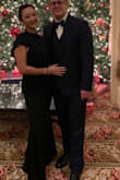 This dress was worn for a black-tie wedding in December and was absolute perfection!!!!! The material felt like "thicker" jersey cotton, so comfortable! It's movable and just hugged all the right places. I received so many compliments! And the one shoulder accent gives it a perfect amount of flare!!!! - Jean M.