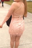 I wish I would have gotten a medium as It was really tight and I was a bit insecure with the way my pictures came out but I really really liked this dress it was perfect and I got so many compliments on it!! - Kristal E.