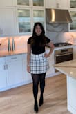 I usually have issues with small skirts fitting me long enough to wear during work (Real Estate Agent) because my thighs and butt is much larger than the top of my body. This skirt was comfortable and was a great length! - Emily D.