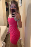I absolutely love this dress. I ordered a size small and was somewhat worried, as I have an athletic body type (larger thighs) but it fit great! I ordered this dress for my vacation to Vegas in March and I am very excited to wear this! Great quality. - Jordan G.