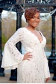 I ordered this dress for my wedding, I had a small family only wedding. The one thing that reeled me in was the sleeves, I'm a sucker for bell sleeves lol.. My bra size isn't listed, 32G, I had to get it altered because I am naturally curvy and wanted my chest to sit up well. Other than that the dress was perfect and beautiful not a cheap quality either! I would highly recommend to anyone who is thinking of buying it. - Jalynn C.