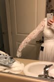 I love it, only thing is the sleeves are a bit loose and long but that's nothing you can't fix!! I got it for my wedding dress I wanted something boho Lacey and modest. This was great - Carly O.