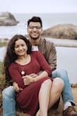 This was my choice for my pre-wedding photoshoot. I wanted a simple dress in a solid bold color such that it would pop in the pictures. I then paired it with a long floral necklace and black gladiator flats. The pictures came out to be wonderful. - Jyothi K.