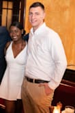 I wore this dress for my wedding rehearsal dinner! It was a bit loose, but too short to go down a size. It's pretty and flirty. - Morgan F.