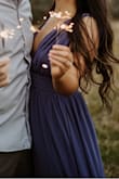 Love love this dress! Got so many compliments after sharing the engagement photos I took in this dress. Only downside is that the straps are a little big so you may want to get them taken in. Either way the pictures came out great and I felt amazing in the dress! - Gabriella S.