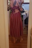 This dress is beautiful and the material is higher quality than I expected. The dress runs a little big so I would recommend sizing down.
I'm usually a size small in everything
but this was baggy around my chest and loose around my waist and lower back. I'm sizing down and hoping the XS will fit better! - Kendra B.