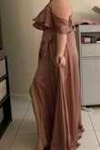 Dress did not look good on me! It's a little complicated to put on. For sure looks good on a smaller size. - Leonor C.