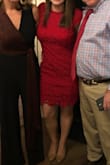 Wore to my rehearsal dinner and received many complements. I usually have a hard time with dresses as I am more petite up top while larger on bottom on top of being pretty short haha. But this dress worked well. Just short enough I didn't feel stumpy, but not too short that I felt exposed. - Logan S.