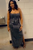The dress was fitting but the sequins did fall off a lot. The straps were ill fitting because the straps were irritating my skin because of how it was made but overall the dress was cute. - Vivian P.