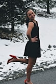 Dress fit perfectly. Looked so pretty without being over the top. My daughter wore it to her first semi-formal. She's not a super girly-girl so this was perfect, pretty and comfy! The cute Lulus red shoes made it more than just a "little black dress"! - Beth K.