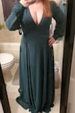 I love this dress so much but I wish it covered my chest a little more. I have to wear a slip underneath so it's more appropriate for a wedding. - Laura A.