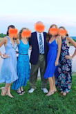 This dress was perfect for my cousin's wedding in upstate NY! The dress was made of great quality material, and fit nicely. The back is completely open so you'll have to wear a sticky bra. I'm going to wear this dress every chance I get! - Bonnie C.