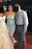 Recently wore this to a beach wedding and got so many compliments! The only complaint is that the straps are not adjustable so I was a little self-conscious about the top falling down throughout the day. Besides that I found it to be a very flattering dress! - Brittany C.