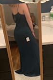 This is the dress I choose!! Love the way it fits and I love the built in padding in the chest area. Also love the adjustable straps because I am smaller chested. Some people might not like the back because it is kinda funky but I love it!! I will probably get it hemmed at the bottom because it is a bit long - Corrine B.