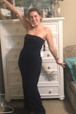 This is well made dress. Material is awesome and fit great. Its a very flattering  dress and I never felt like the dress was falling down on me. This is a dress fit for a queen. - Sydney N.