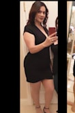 I would definitely recommend this dress. I just had a baby 3 months ago so I was a little self-conscious and worried how I would look in this dress but I'm so glad I purchased it! As soon as I tried it on I felt beautiful, the length is perfect and the material is so comfortable. I danced all night in it... I had no issues! - Tila T.