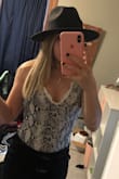 I am in LOVE with this body suit!! It is the most comfortable body suit I have ever owned! It is so stylish it goes with black, white or blue jeans!! It is pretty low cut but I just added a lace bra Leyte under and it looks great! 10/10 recommend! - Alivia C.