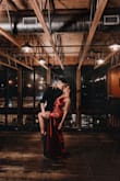 I loved this dress! It was absolutely stunning, I have gotten so many compliments. I used it to take my fiancé and my engagement photos, (with the amazing Alexa Hudson in Anchorage, Alaska) because we were doing a romantic salsa themed inspiration shoot... and they turned out perfect! The fabric was also thick and so well made! - Savannah C.