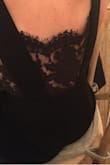 I had originally purchased this to wear for my bachelorette weekend but wound up also wearing it to a wedding that was in February. The back of this jumper is just so beautiful and I got so many compliments! Plus, it has pockets and I was able to have my phone in my pocket all night with no issue. Being short though I did have to get the pants hemmed. The only issue I found was the neckline was just very loose and I was a little self conscious about having a 'wardrobe malfunction'. I'll probably take it back to the tailor and see if I can fix that. Other than that it was great. - Melissa R.