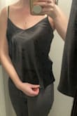 I've been wanting a nice silk blouse to dress up or down and I trusted Lulus quality. However, I was disappointed that some of the stitching on one side of the shirt bunched it up so the sides weren't even, even when the straps were. I wasn't sure if I'd be an XS or S so I went with XS to make the shirt less boxy. But this only made the material over the chest too tight while the stomach area was still boxy. So order your true size or size up. - Katie B.