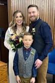 I wore this dress for my winter wedding! My husband and I eloped and this dress was perfect! It was slightly loose in the bust but everywhere else for great! - Kassandra H.