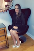 I love the dress and the style, size run good - Elza I.