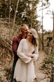 This dress was exactly what I wanted for my engagement pictures. - Amy M.