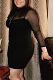 This dress is so pretty! I wore it for my birthday. I did have to have the sleeves altered 2 and a half inches, but it was worth it. Short people problems. The rest of the dress fit great! - Nellie B.