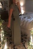 This dress was exactly what my best friend pictures our bridesmaid dresses to be. I usually wear a S/M in dresses so after reading reviews I decided to opt for the small just to be safe! It was way to big. It swallowed me! My chest is not big at all, so I knew that it probably wouldn't fit well there, but I've all just too loose and saggy on me. Returned was easy with no problem and super fast! Ordered an XS and was delivered the next week! The XS fit me in all the areas the small was too big, and then length was still long enough for heels! Overall this dress is perfect to accommodate any occasion, just size down! Returning and ordering a smaller/bigger size is easy so don't worry! Love my dress. - Grayson C.