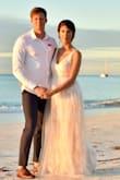The dress was absolutely perfect for a beach setting. It's light, flows nicely and photographs beautifully. Was able to easily travel with it and only needed light steaming at the bottom upon arrival. It's very comfortable with a little stretch through the bust. - Ashley C.