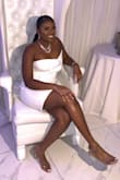 The dress fits amazing, the material is pretty good, I would most definitely recommend this dress for formal/cocktail events! - Daejah J.