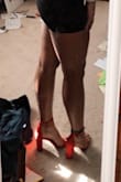 Color is very vibrant! Were a little tight on the toes but it wasn't an issue. Would definitely purchase these in more colors in the future! - Cali L.