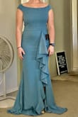 I love this dress! I have a hard time finding dresses that fit nicely because my chest is large compared to my other measurements. This dress fit perfectly (minus the length, I'll have to hem it at least 8 inches)! Would definitely recommend. The color is also exactly what it looks like in the picture. - Annalisa K.