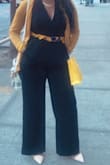 I love the look of the shoes on my feet i felt confident and lovely in business outfit and my jumpsuit. I would recommend getting a full size smaller. I had to buy insoles for the back of my heels so that my feet wouldn't slip out. The heels last about 1 to 2 hours for comfort before switching out to flats - Gertrude C.
