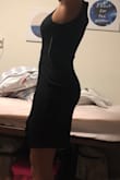 I ordered this dress for my formal and it fit like a glove. I fell in love with it as soon as I saw it. When it came I tried it on with and without a bra and it still looked the same which is amazing for my shape. I would totally recommend this to anyone! - Faith J.