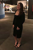 I bought EIGHT dresses trying to find the perfect, simple, sexy yet classy long sleeved black dress and this was the jackpot winner! I felt great and got tons of compliments! The sleeves were a tad long on me but otherwise it fit amazingly! - Deni J.