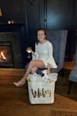 This dress fit perfectly! I wore it for my wedding rehearsal dinner and felt like it could have been my wedding dress it was so perfect. As tight as pictured! I loved the fit. - Olivia T.