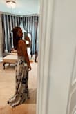I wore this dress to a wedding and received so many compliments! I was perfect because it was light weight and the wedding was in Florida in August. I would definitely recommend this dress for any formal event! - Sarah S.