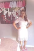 Great quality and fit!! So many compliments. The only thing I had to change was the collar but a little double sided tape to tuck it under did the trick. - Sydney W.