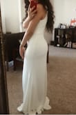 I bought this dress because it literally looked good on every single person in these reviews & I was not disappointed!! Super flattering and sexy. It's made of thicker material that doesn't feel cheap. I plan to wear it for my wedding; hoping to alter the straps to fit perfect without adjustment clasps and maybe add a slit! It's perfect! - Erin M.