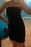 i was reading the reviews before i bought this dress and many people said it ran small. i was a bit nervous about the fit but it fits perfectly! super flattering and you can adjust the back to fit. it is also quite comfortable and i love the style of the back! - Genevieve S.