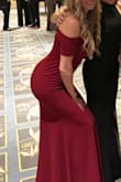 A bit loose in the arm holes so I was having to pull it up throughout the night (and I do not have a small bust). Other than that, it was lovely. Even having to bend down to take photos (with those shorter than me) it looked good. - Alexandra F.