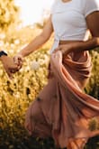 What a great skirt! I wore it for our engagement photos. Flowy, comfortable, easy to pair with, photogenic. - Anna B.
