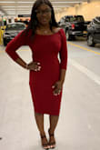 I am a size 4 and so I got a size 4, and it fits perfectly and comfortable, just perfect! I wore it to my husband optomitry alumni college reunion and I got tons of compliments I just love ordering from Lulus the fabric is nice and my dresses are always true to size. - Claire M.