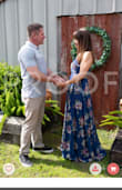 I wear 6's and 8's, so I ordered a medium. It's a true wrap dress (opens up entirely, ties under one arm and wraps around the waist). It was long but manageable. I was wearing flats and I'm 5'7" and a half. I wore it for save the date pictures. The bust gapes a bit when sitting down, but looks lovely standing up. It's well made. I'm going to wear it again for a wedding this summer. - Valerie B.