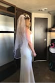 Didn't have much time to shop around, ordered three dresses and this was perfect! Spent double the price for alterations though... I'm pretty short, so had to cut off a lot.. Too bad I could only wear it for one day. - Renata K.