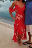 I wore this dress for a corporate dinner party that was hosted beach side at a resort. It was a hit! I literally can't recall a time I received more compliments. A definite must have! - Cheryl K.